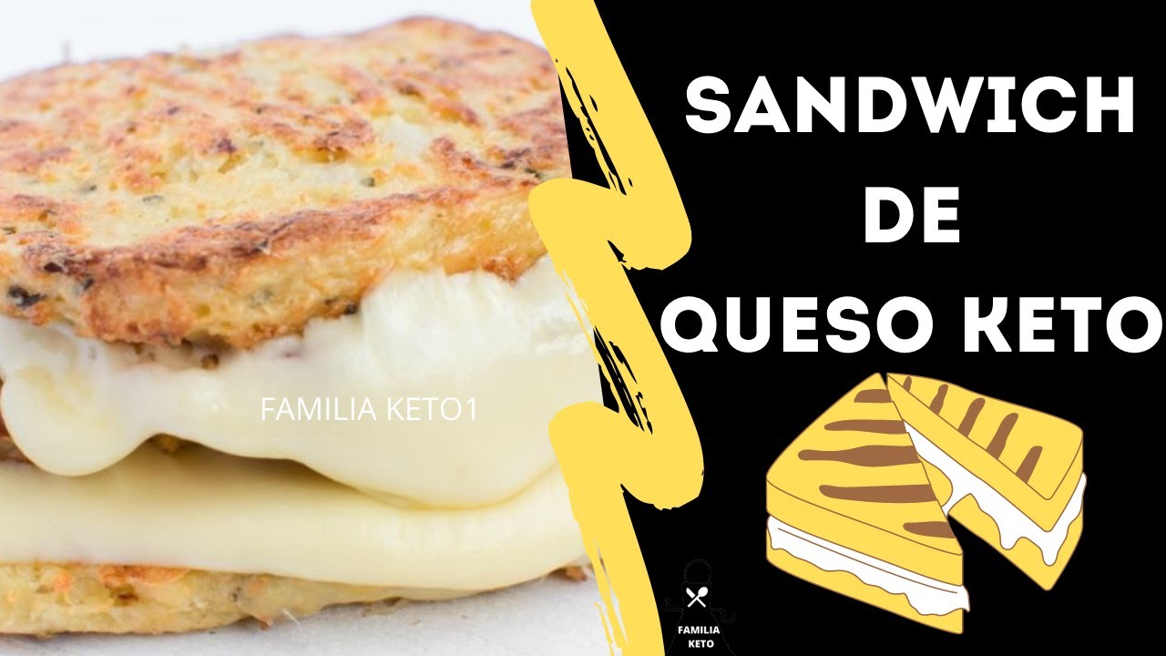 🥪SANDWICH DE QUESO KETO🧀GRILLED CHEESE SANDWICH KETO @FAMILIAKETO1