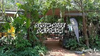 Slow-Ride Coffee Pattaya, สถานที่นั่งเล่นพักผ่อนพัทยา, ดื่มกาแฟ ทานอาหารกับธรรมชาติ