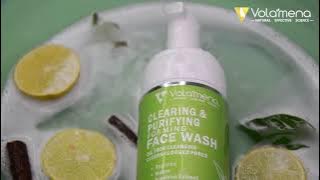 Volamena Clearing & Purifying Foaming Acne Face wash with Aloevera & Tea Tree for women & Men 150 ml