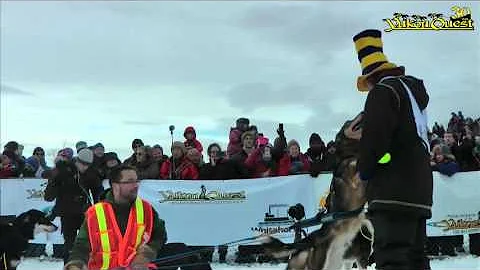 Cooke, Neff, Strathe - 2013 Yukon Quest Start