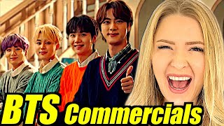 Americans React To *BTS COMMERCIALS* For The First Time 2