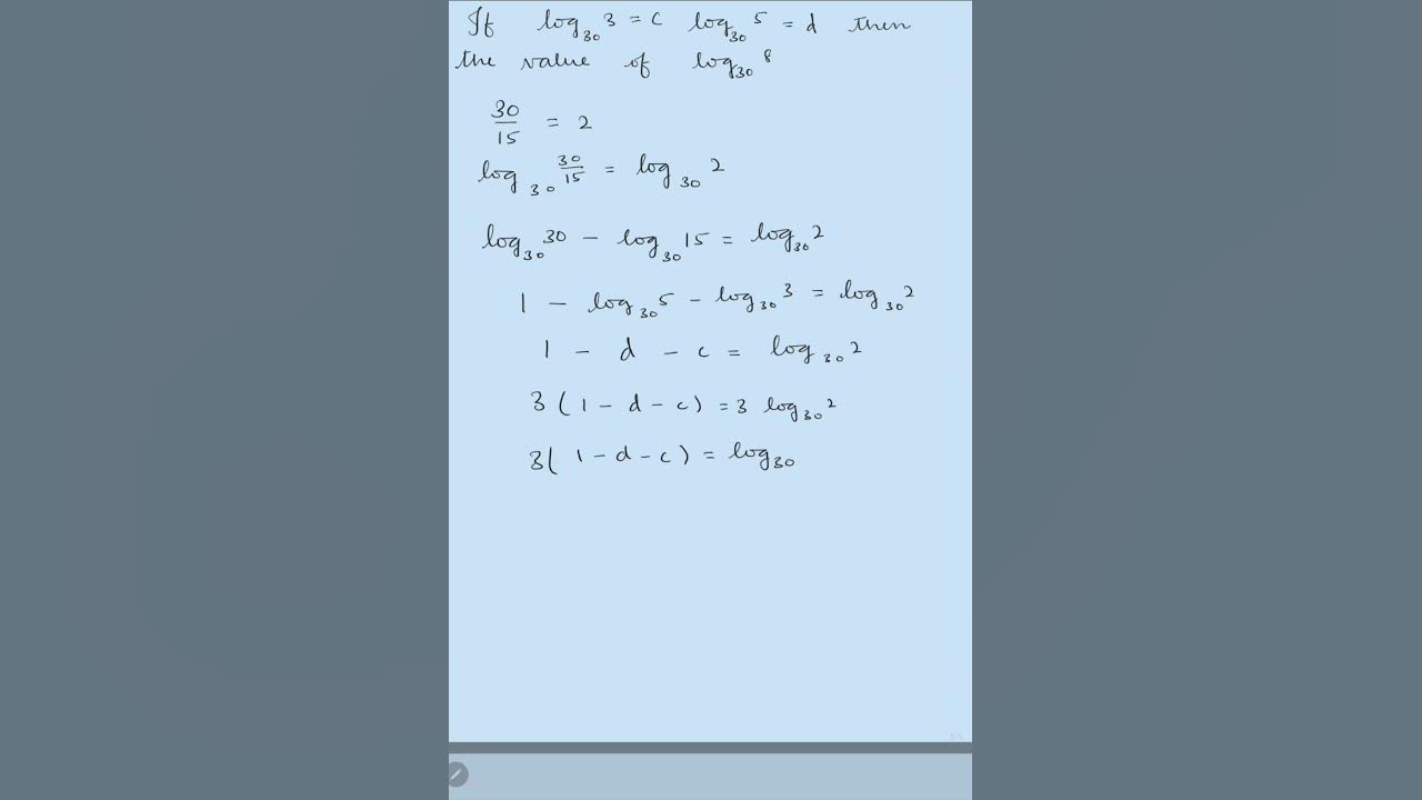 if-log-3-base-30-c-log-5-base-30-d-then-the-value-of-log-8-base-30