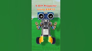 Best 5 Projects using ESP32 in 15 Seconds ⚡ | DIY #Shorts #ESP32 #scienceproject #arduino