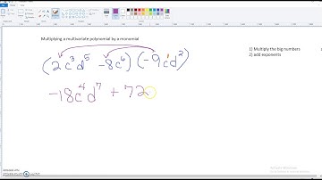 Multiplying a multivariate polynomial by a monomial