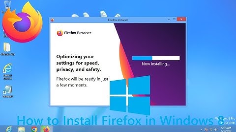How to Install Firefox in Windows 8