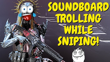 SOUNDBOARD TROLLING while SNIPING in MW3 SND! (HILARIOUS)