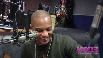 T.I. Takes Phone Calls From Our V-103 Listeners - The RCMS With Wanda Smith