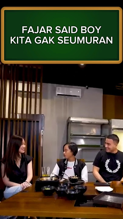 Fajar said boy kita gak seumuran #tiktok #trending #trendingshorts #shortvideo #shorts