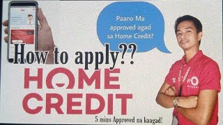 Paano mag apply sa Home Credit || installment via Home Credit 2022