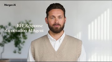 Respond to RFPs in Hours, Not Weeks | Mergen AI’s RFP Response AI Agent