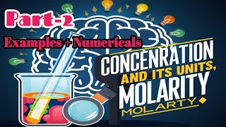 Molarity Numericals Part-2 || Molarity calculations || Molarity Numericals class 9
