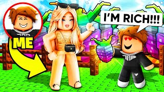 I Pretended to Be a GOLD DIGGER, So I Could Test BABY TAP! (Grow a Garden)