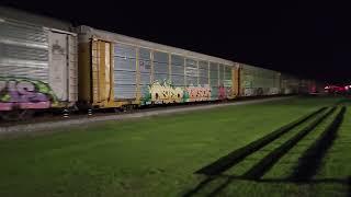 CSX freight train at Folkston Ga with a GP40