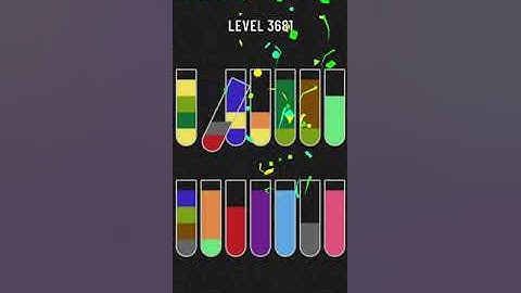 water sort puzzle level 3681