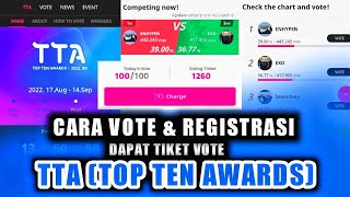 How to Vote TTA (TOP TEN AWARDS 2022)