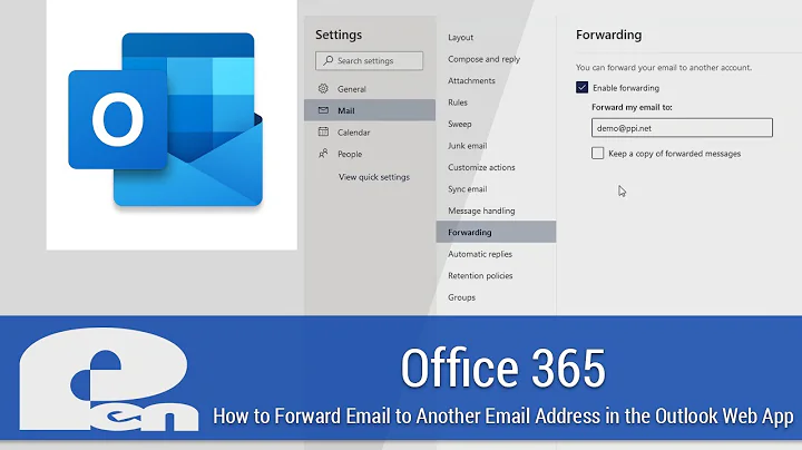 How to Setup Automatic Email Forwarding in the Outlook Web App - Office 365