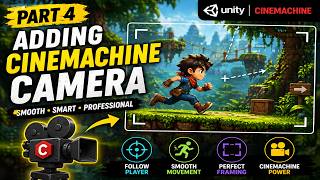 Cinimachine Camera (Part 4) | Unity 2.5D Jungle Game Development Course | Complete Game from Scratch