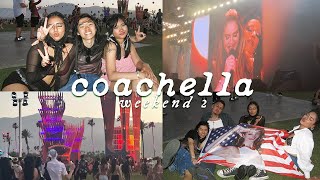 coachella vlog 2024 🪩🎡☀️weekend 2, car camping, day 0, lana