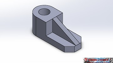 Solidworks Tutorial Sketch Model 1 - Fixture Block