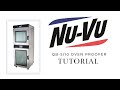 Nuvu qb510  oven proofer tutorial
