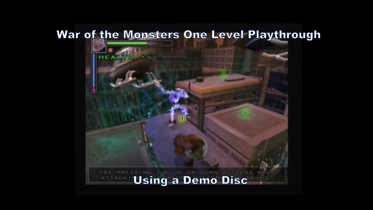 Ps2 Demo Disc Special Edition War of the Monsters One Level Playthrough