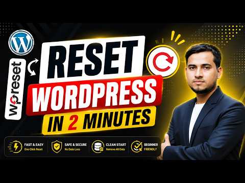 How to Reset your WordPress Site Using Wp Reset Free Plugin by Freelancer Abdul Mannan