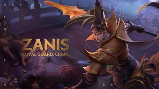 Skin Spotlight Zanis - Royal Guard Crane Arena Of Valor - Timi