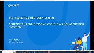 AgilePoint Unveils Next β Generation Lightweight Portal