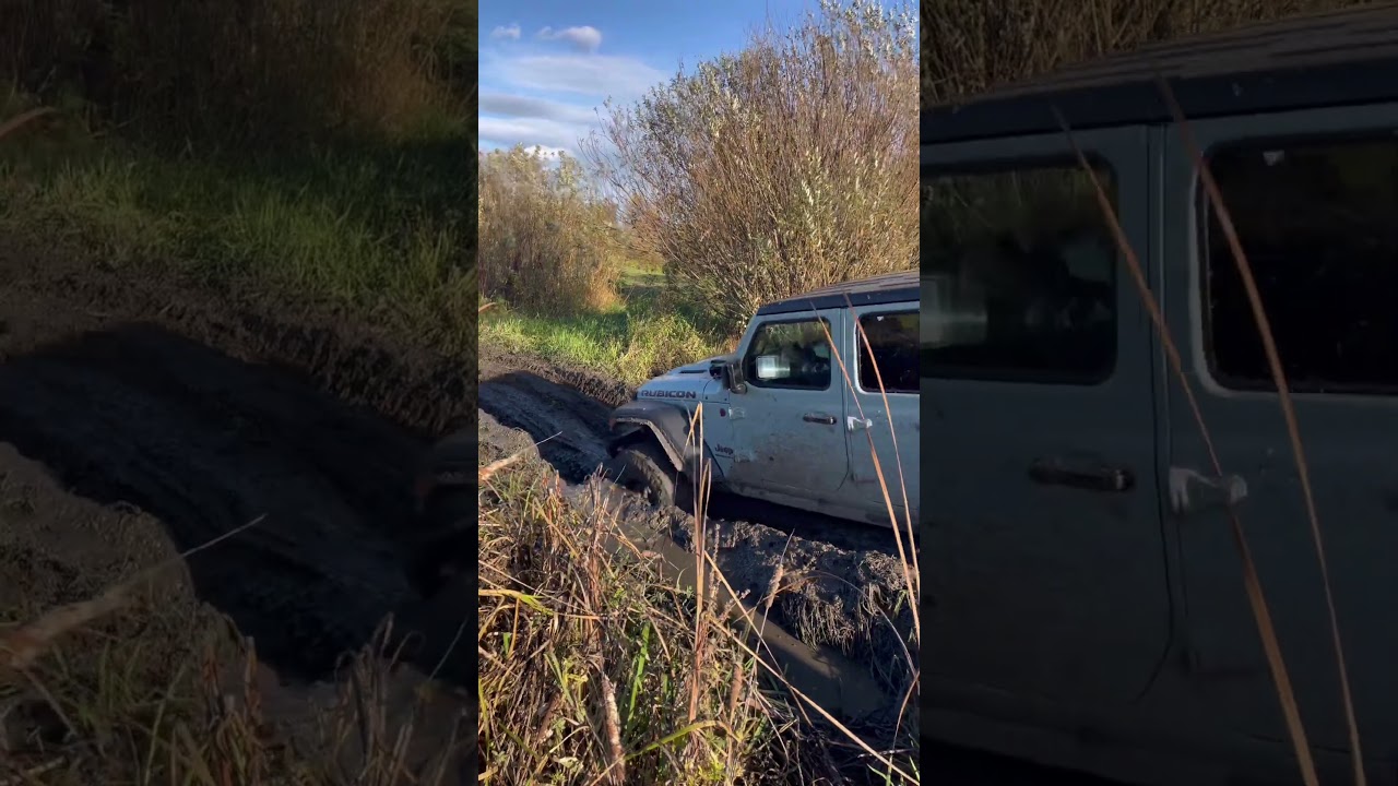 Трохи забруднили Rudicon на 35 колесах #jeep #jeeppatriot #jeepwrangler #mud #offroad