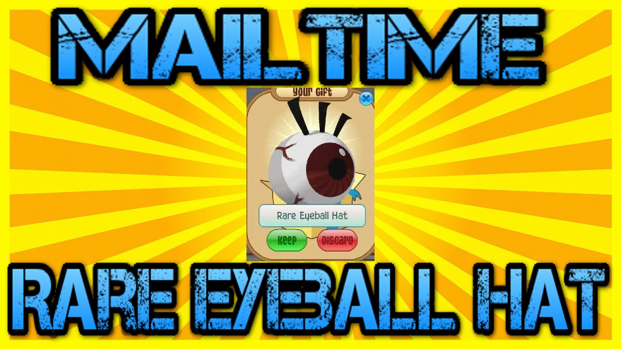 Animal Jam Mailtime Rare Eyeball Hat and more! YouTube