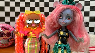 КРЫСА МАУСЕДЕС СНОВА ТУТ! КУКЛА МЫША! СТОП МОУШЕН / STOP MOTION VIDEO/ LOL OMG DOLLS