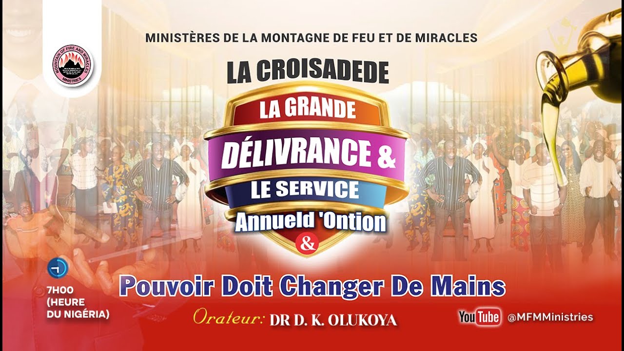 PROGRAMME DU POUVOIR DOIT CHANGER  DE MAINS- DÉCEMBRE 2024 Orateur: Dr. D. K. Olukoya