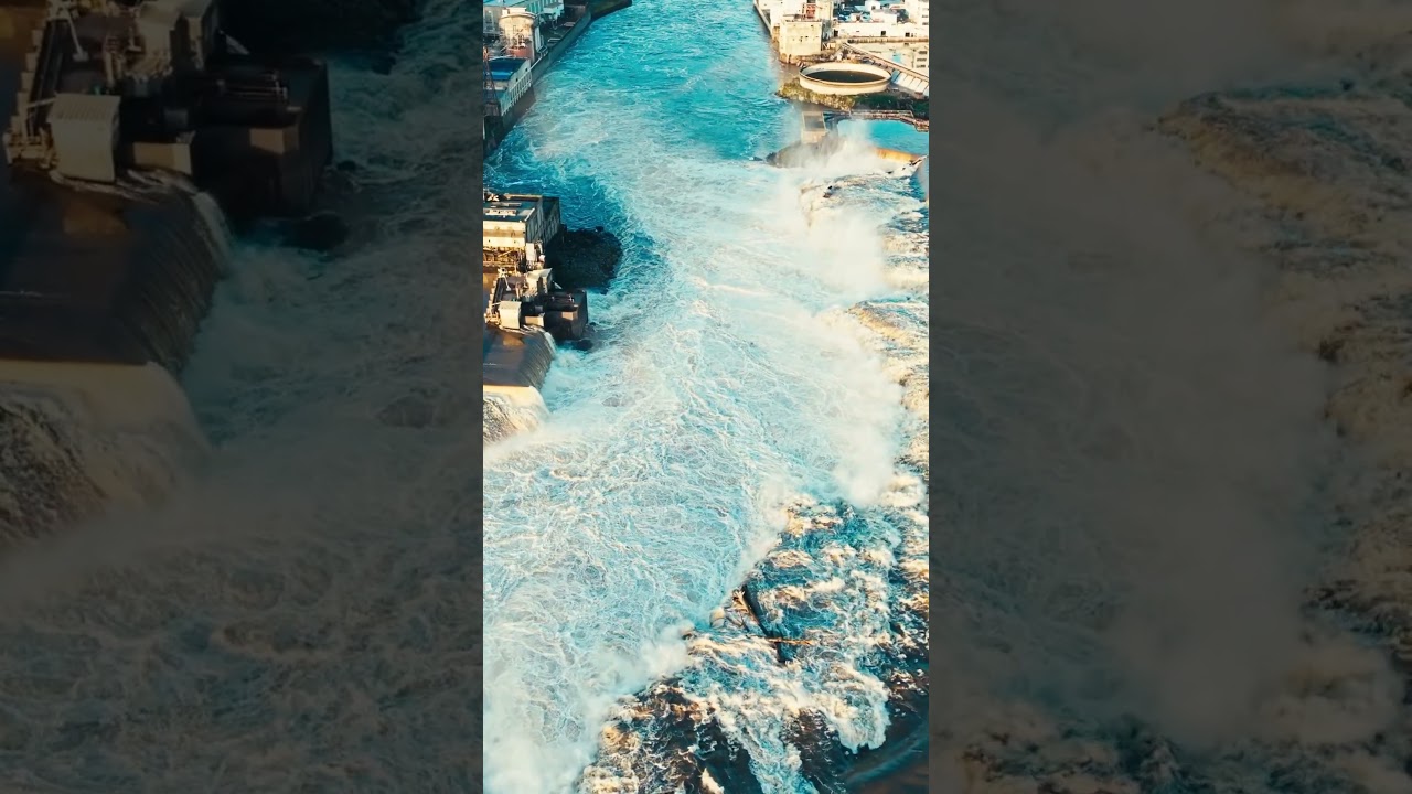 Willamette Falls flowing...   #WillametteFalls #WillametteRiver