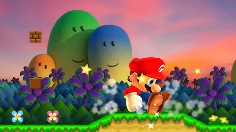 (Old) Custom NSMB2 Level - NSMBDS 1-1 (Yoshi