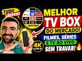 🔴 MELHOR TV BOX DO MERCADO COM TUDO LIBERADO 🔥 ESSA TV BOX 2026 TEM FILMES, SÉRIES E TV. SEM TRAVAR!