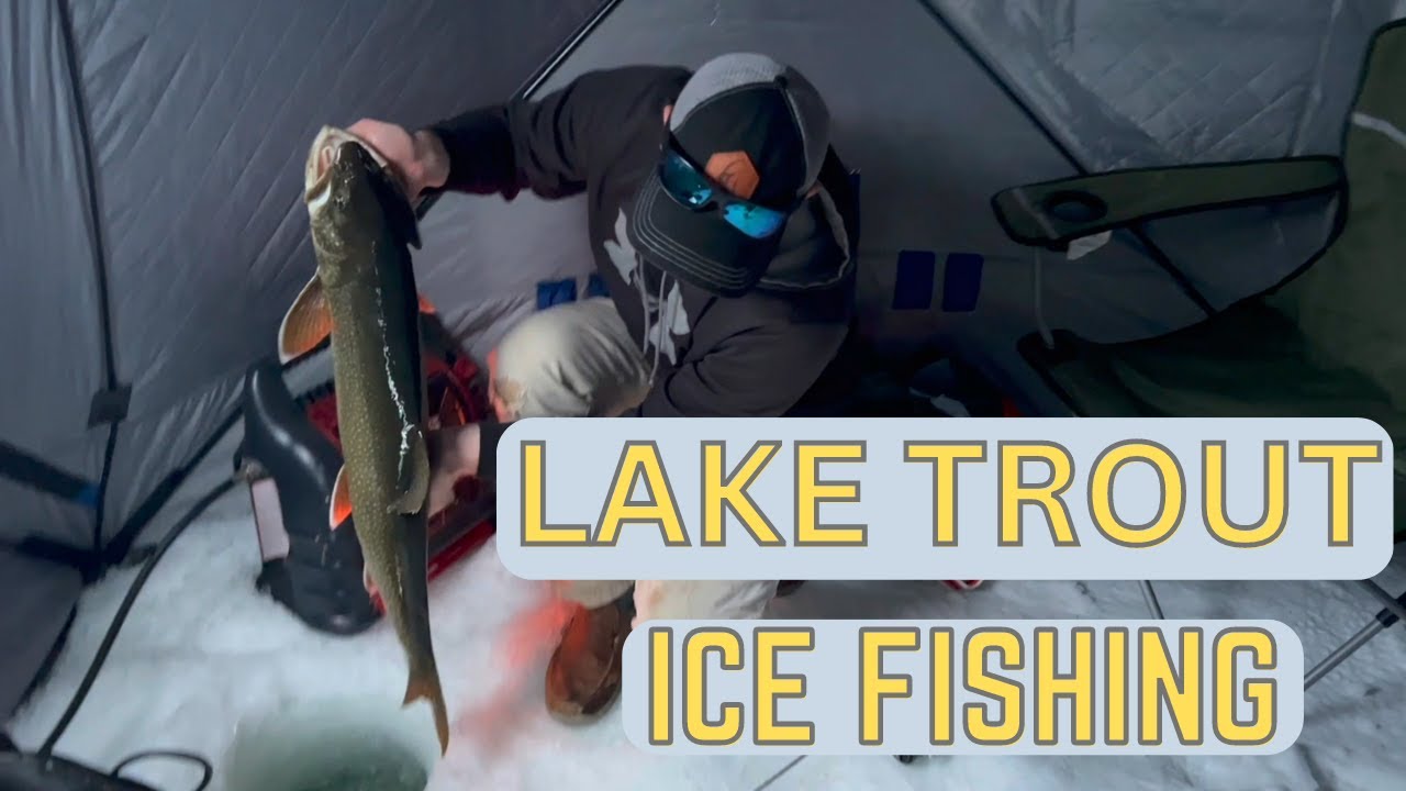Ice Fishing Lake Trout Lake Of The Woods YouTube