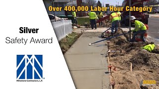 2018 Silver Safety Program Award - Milestone Contractors, L.P.