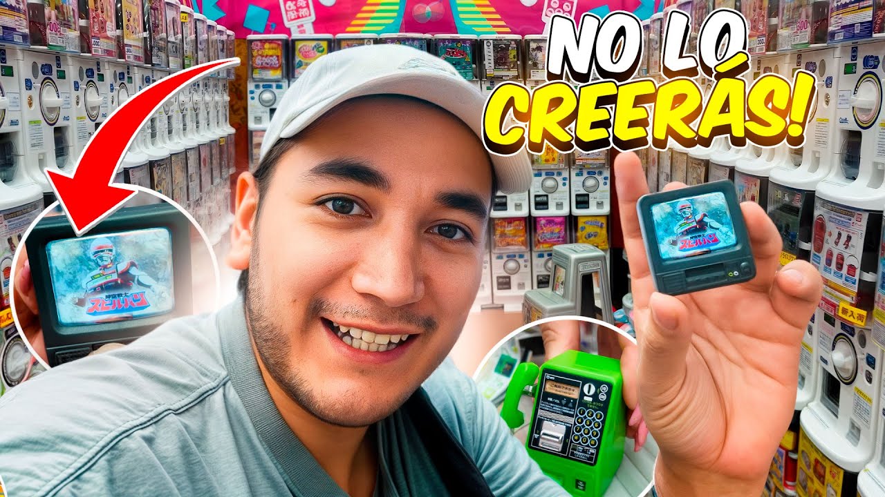 ¡No puedo creer que estos gachapones sean objetos REALES en miniatura!