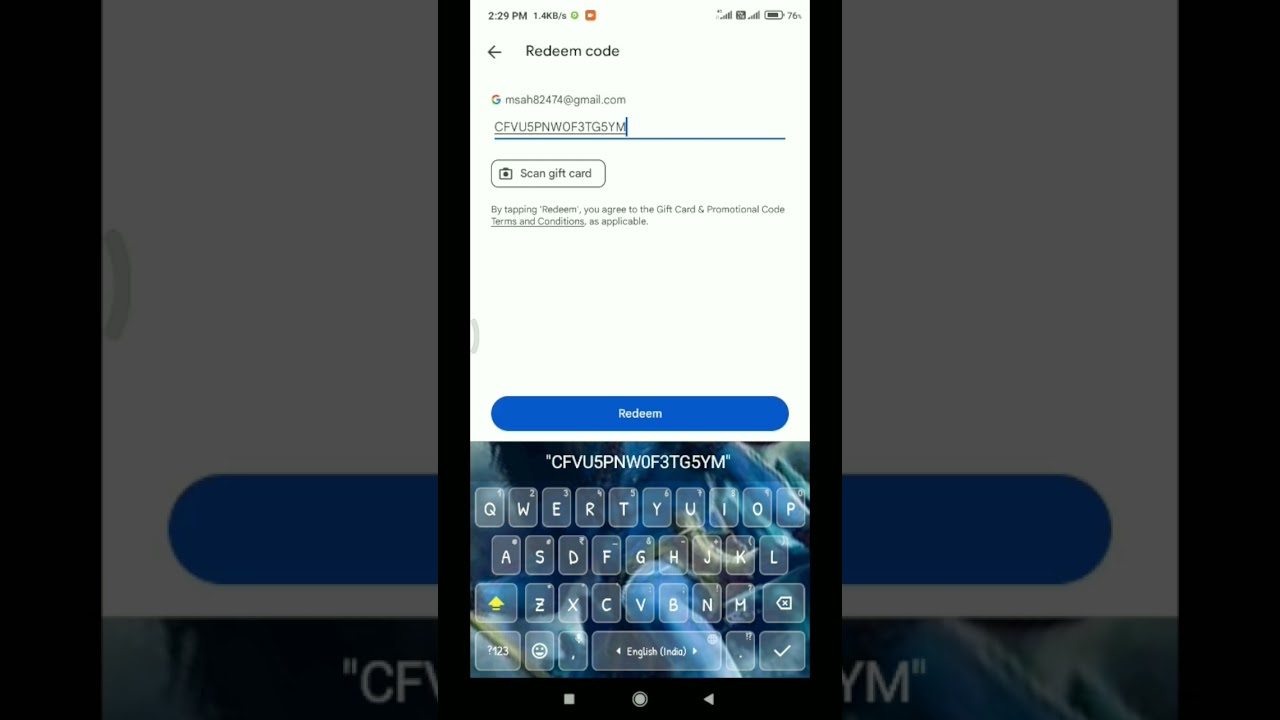 error redeeming code. error code prs-gcrpm-01 problem solve