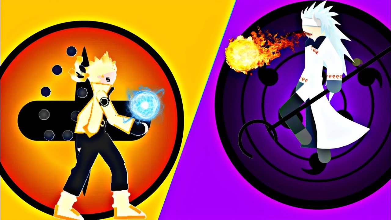 Naruto Uzumaki vs Madara Uchiha power vs Power || Stickman - YouTube
