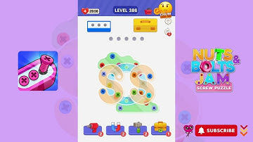 Unscrew It: Nuts & Bolts Jam - Level 386  - Gameplay walkthrough