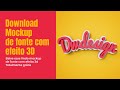 Mockup de texto 3D (PSD FREE)