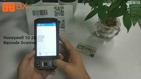 BX U9100 PDA Fingerprint 2D QR barcode scanner RFID LF HID NFC UHF handheld terminal video 02