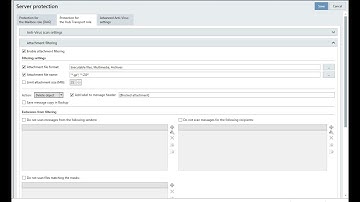 How to Configure Attachment Filtering in Kaspersky  for Mail