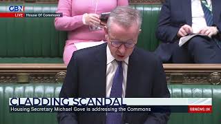 Cladding scandal: Michael Gove pushes developers to take responsibility for building safety defects