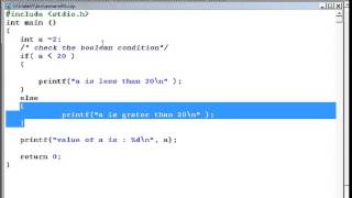 C Tutorial 21: if- else in C Programming