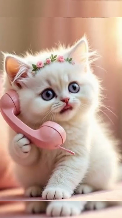 🇺🇸 Cutest Cat Phone Call Ever Without Connection Caught on Camera!🤣😻
