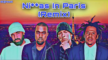 JAY-Z X Kanye West X Drake X Eminem “Ni**as In Paris” (Remix)