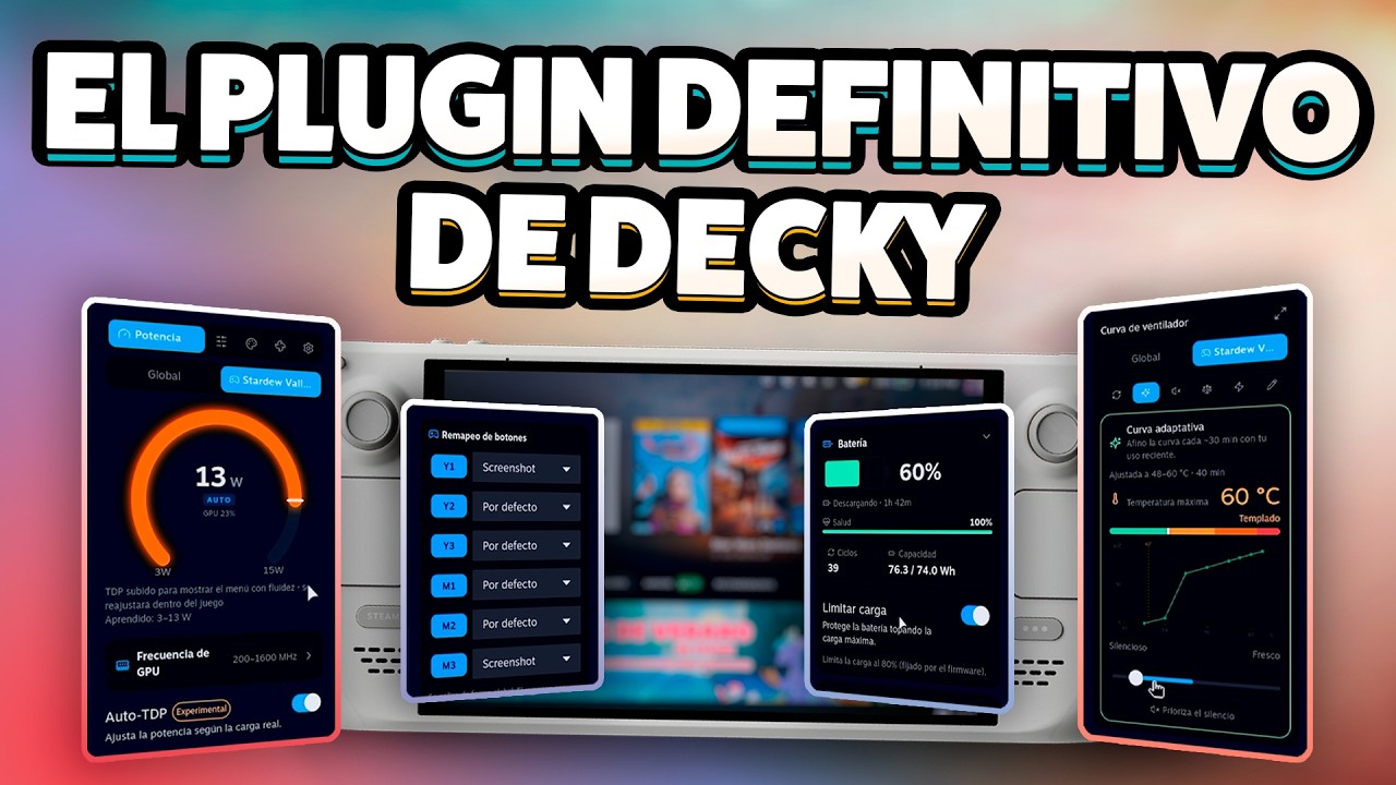 Mi PLUGIN definitivo! Controla el TDP, curvas de ventilación y batería de tus Handheld PC 🎛️ episode artwork