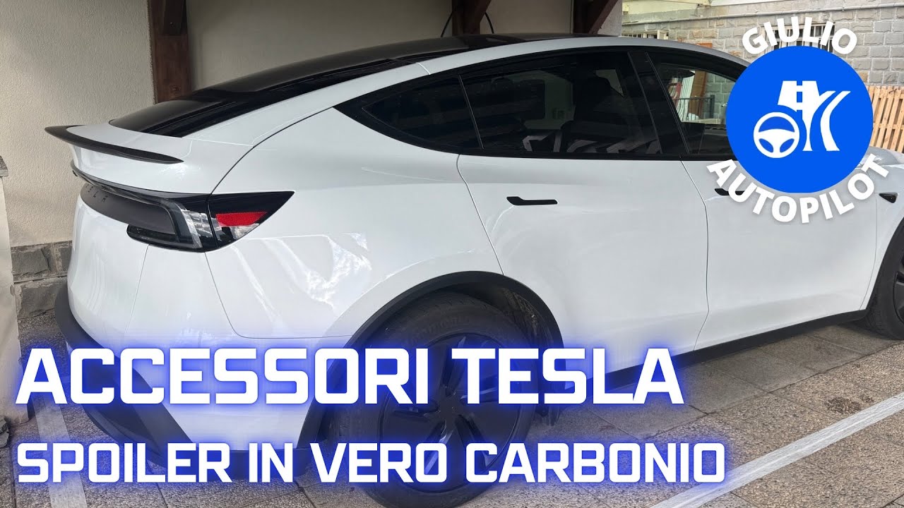 Spoiler Carbonio Tesla Model Y Juniper By EVBASE